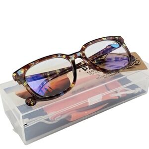 NIB Parafina Tigris Eco Friendly Blue Light Filtering Glasses +2.00